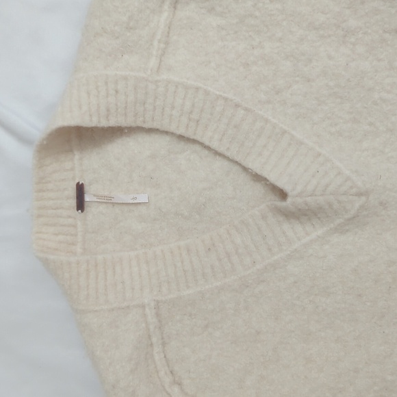 Free People One And Only Pullover, Color Cream Size L - Picture 7 of 16